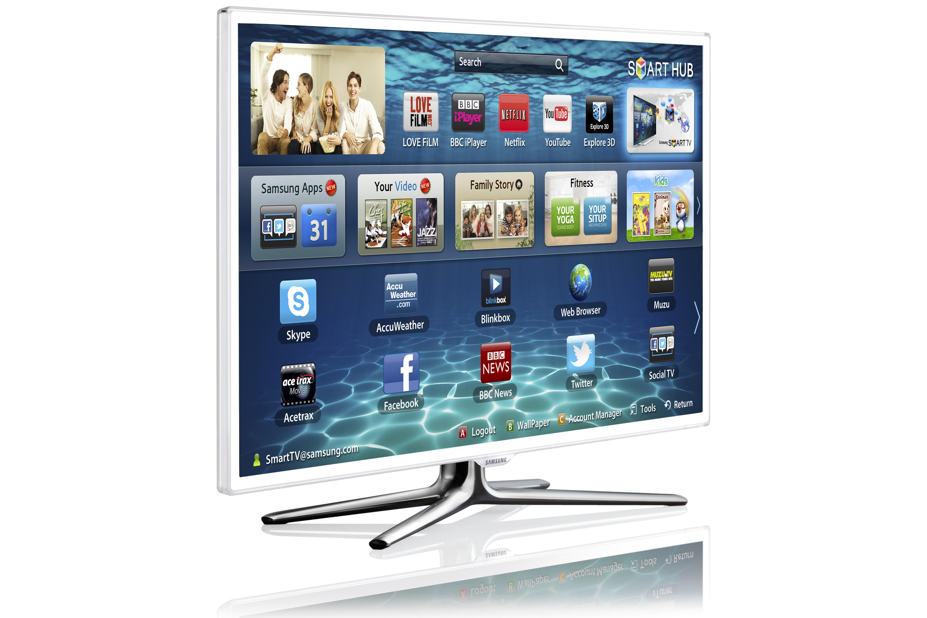 Samsung UE37ES6710U 94 cm (37") Full HD Smart TV Wi-Fi White – image 3