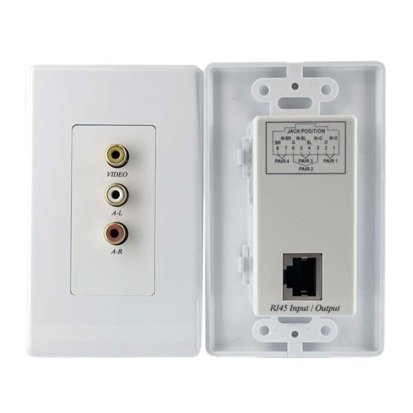StarTech.com Composite Wall Plate Video Extender – image 1
