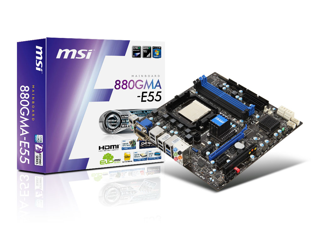 MSI 880GMA-E55 AMD – image 1