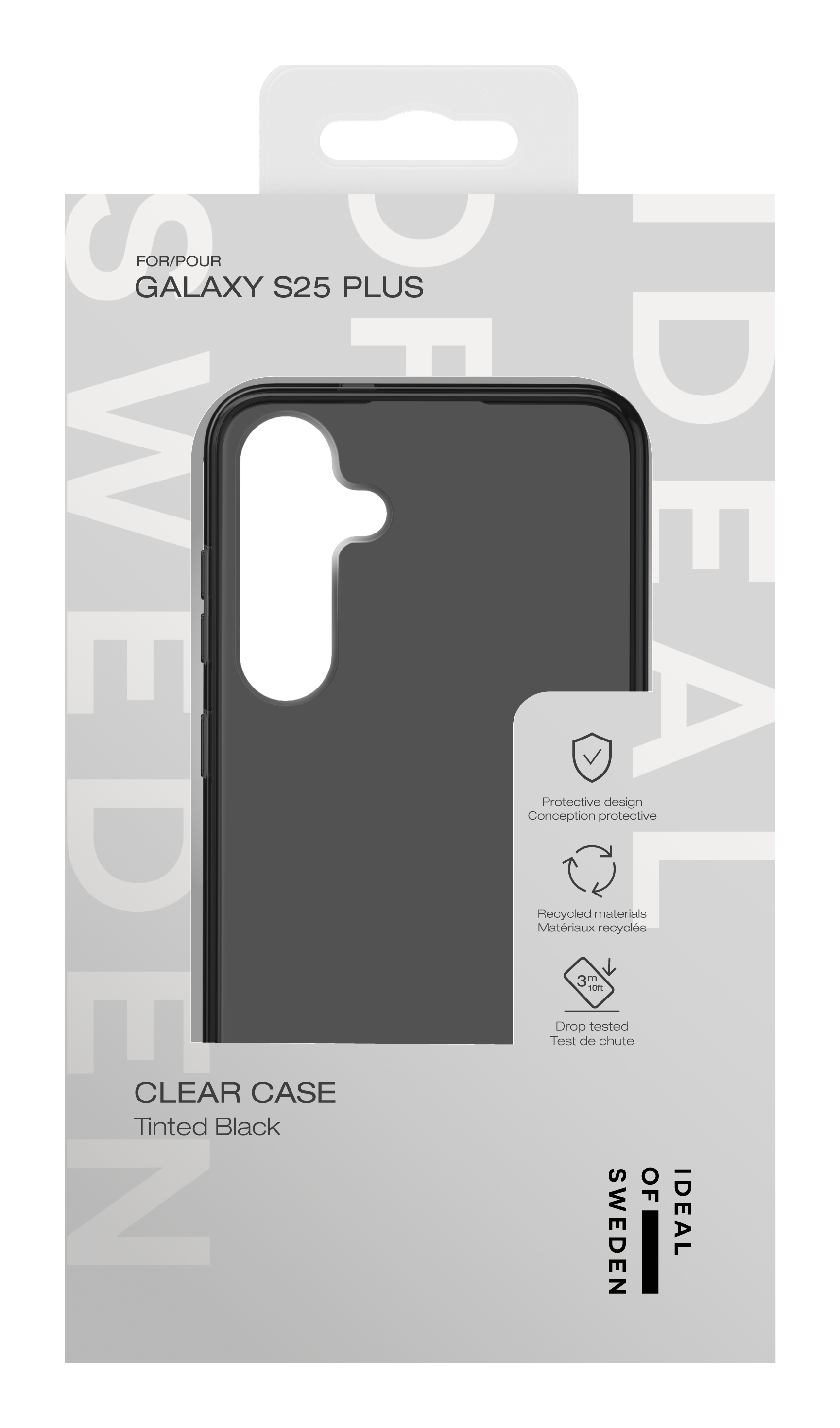 iDeal of Sweden Clear Case Galaxy S24 Plus / S25 Plus Tinted Black – image 3