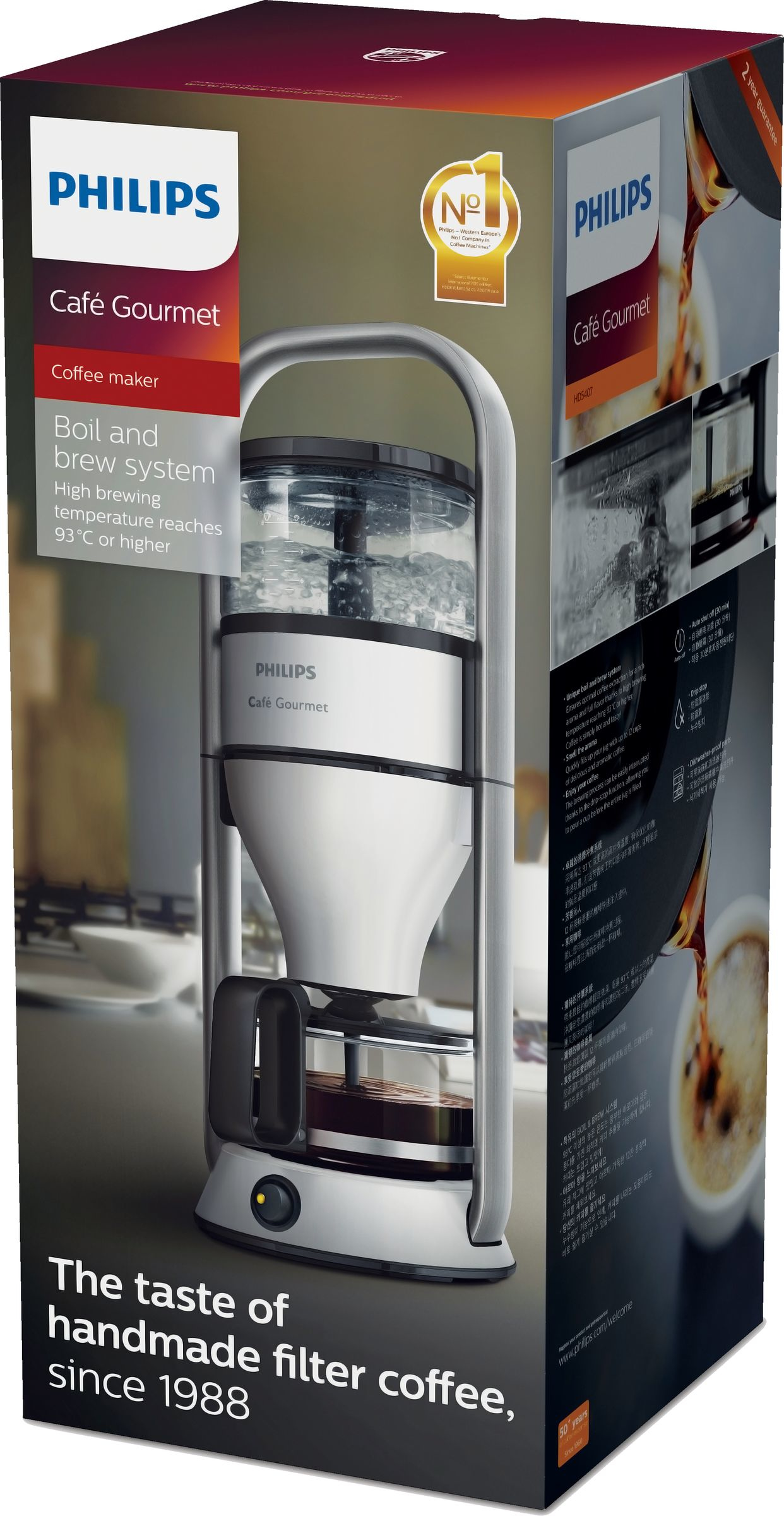 Philips Café Gourmet HD5407/10 coffee maker Drip coffee maker – image 7