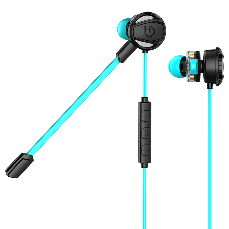 Hiditec Taiko Headset Wired In-ear Gaming Black, Turquoise – image 2