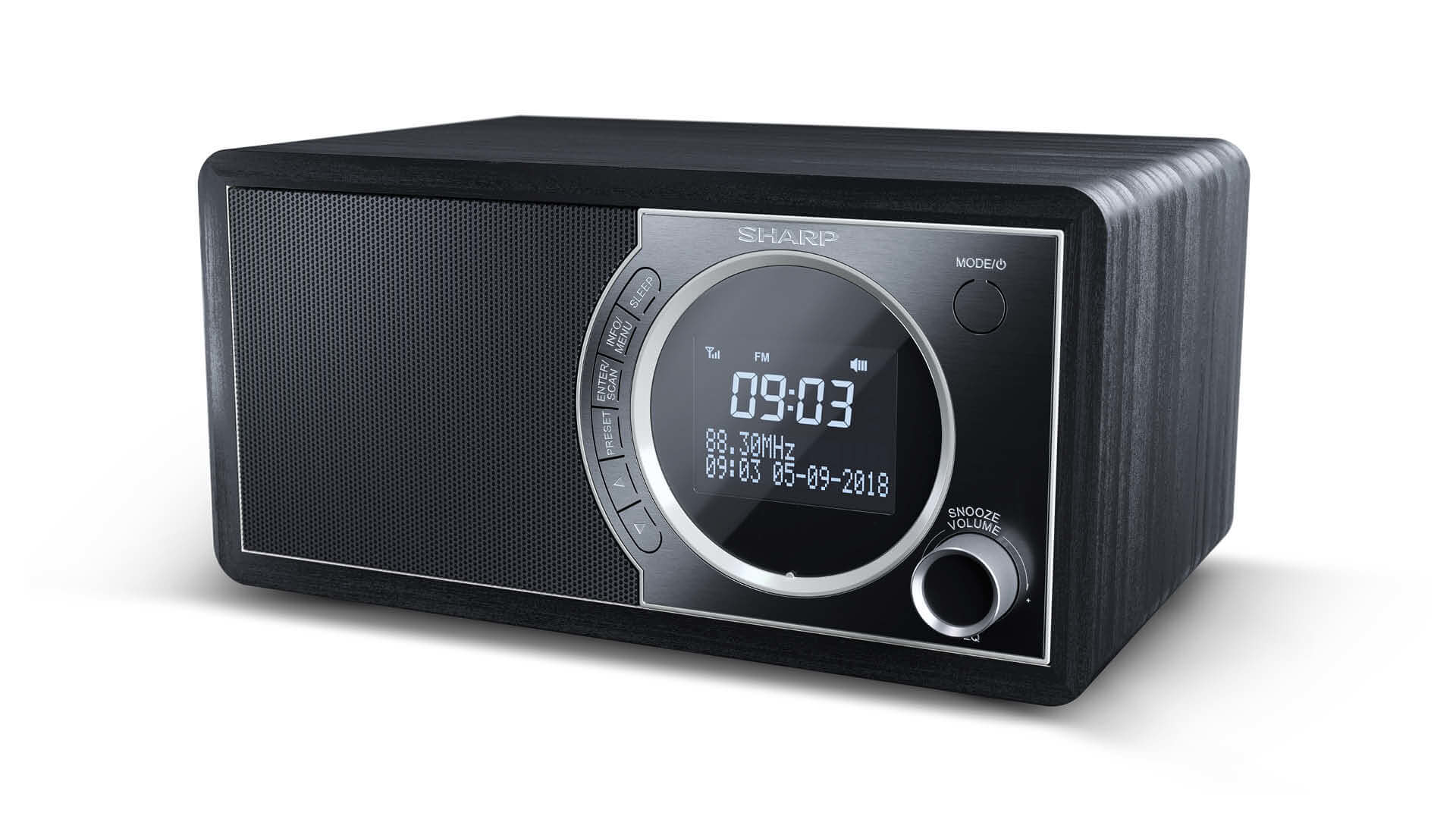 Sharp DR-450 Digital Radio - Black – image 3