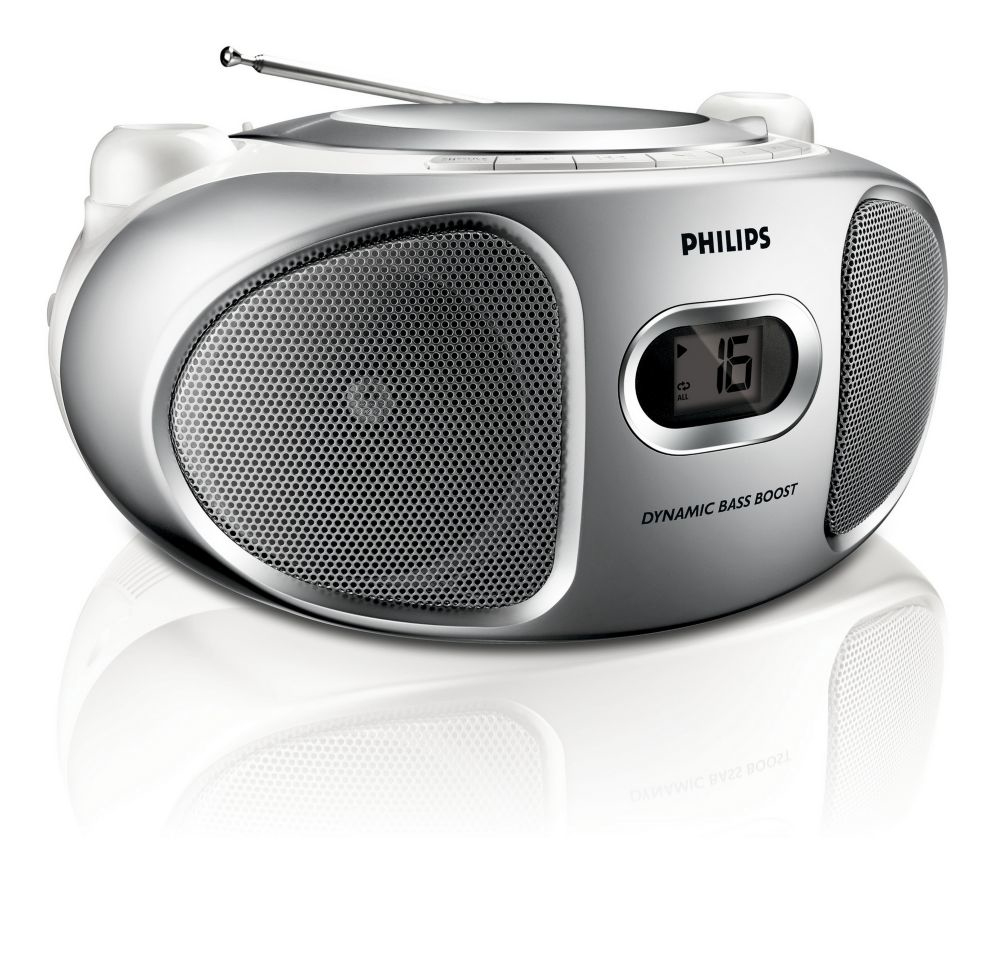 Philips AZ102S Silver Portable CD player