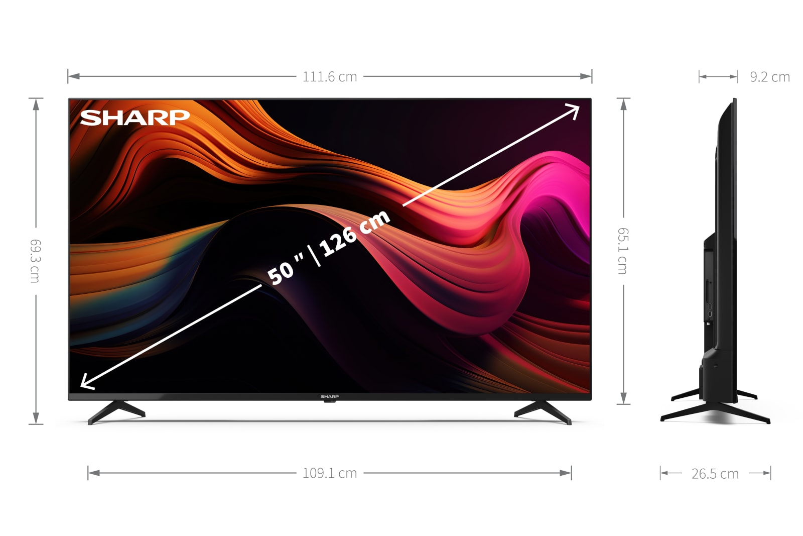 Sharp 50GL4460E TV – image 9