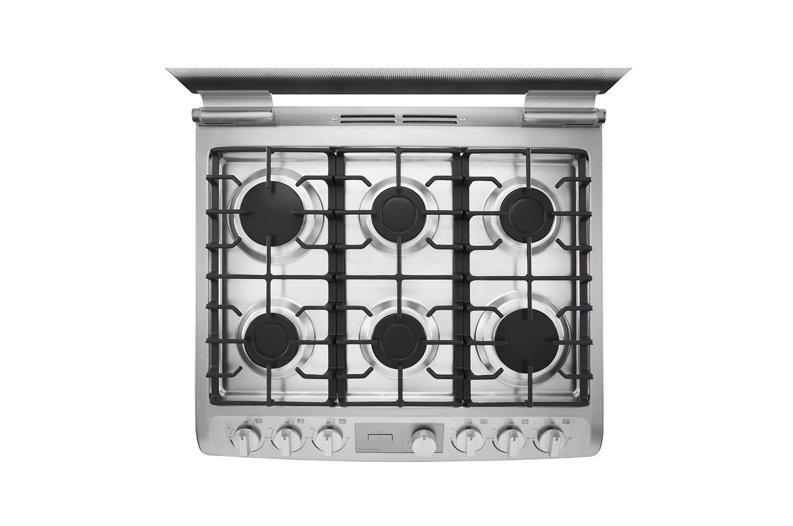 LG RSG314M cooker Freestanding cooker Gas Stainless steel – image 4
