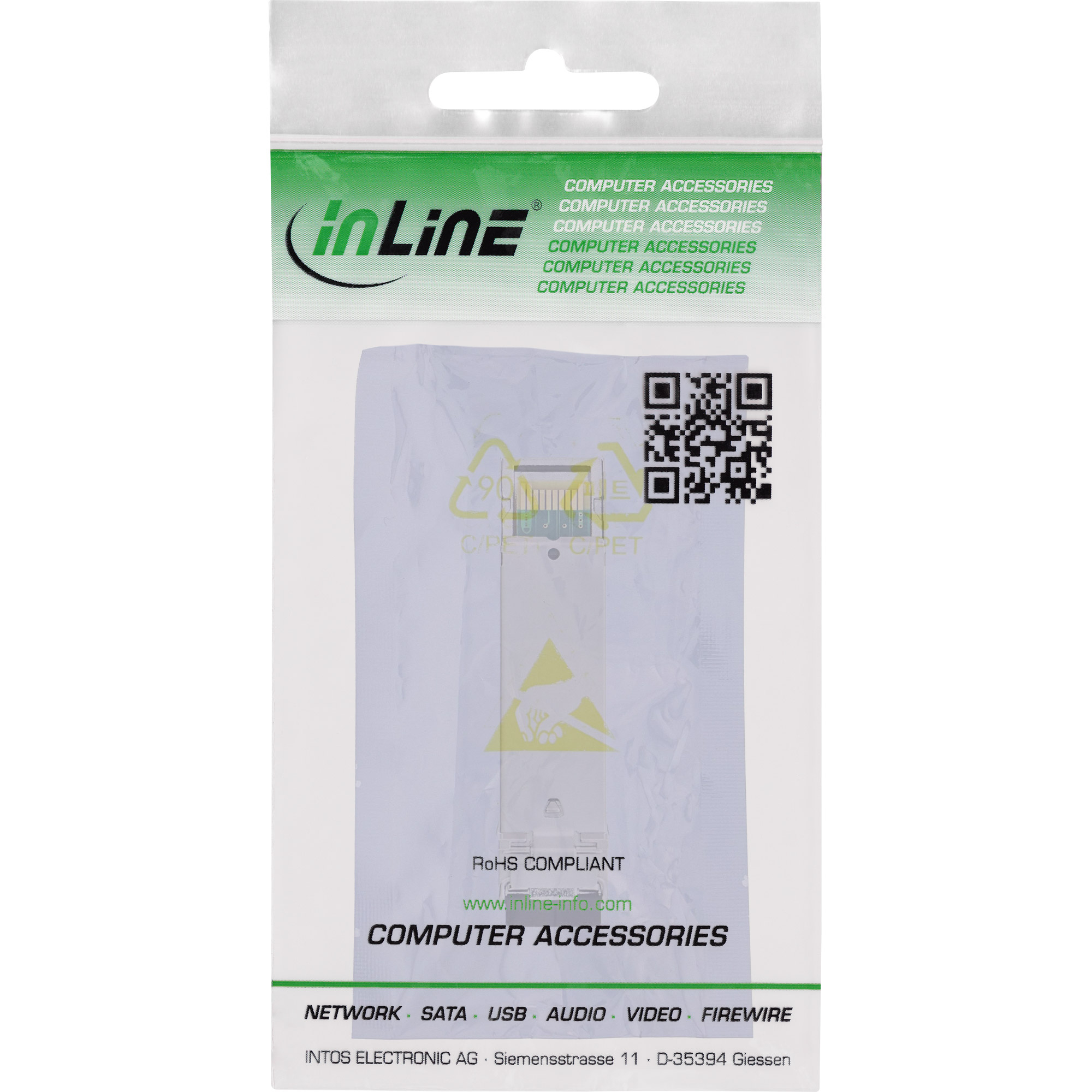 InLine 32335R network transceiver module Fiber optic 2500 Mbit/s SFP 850 nm