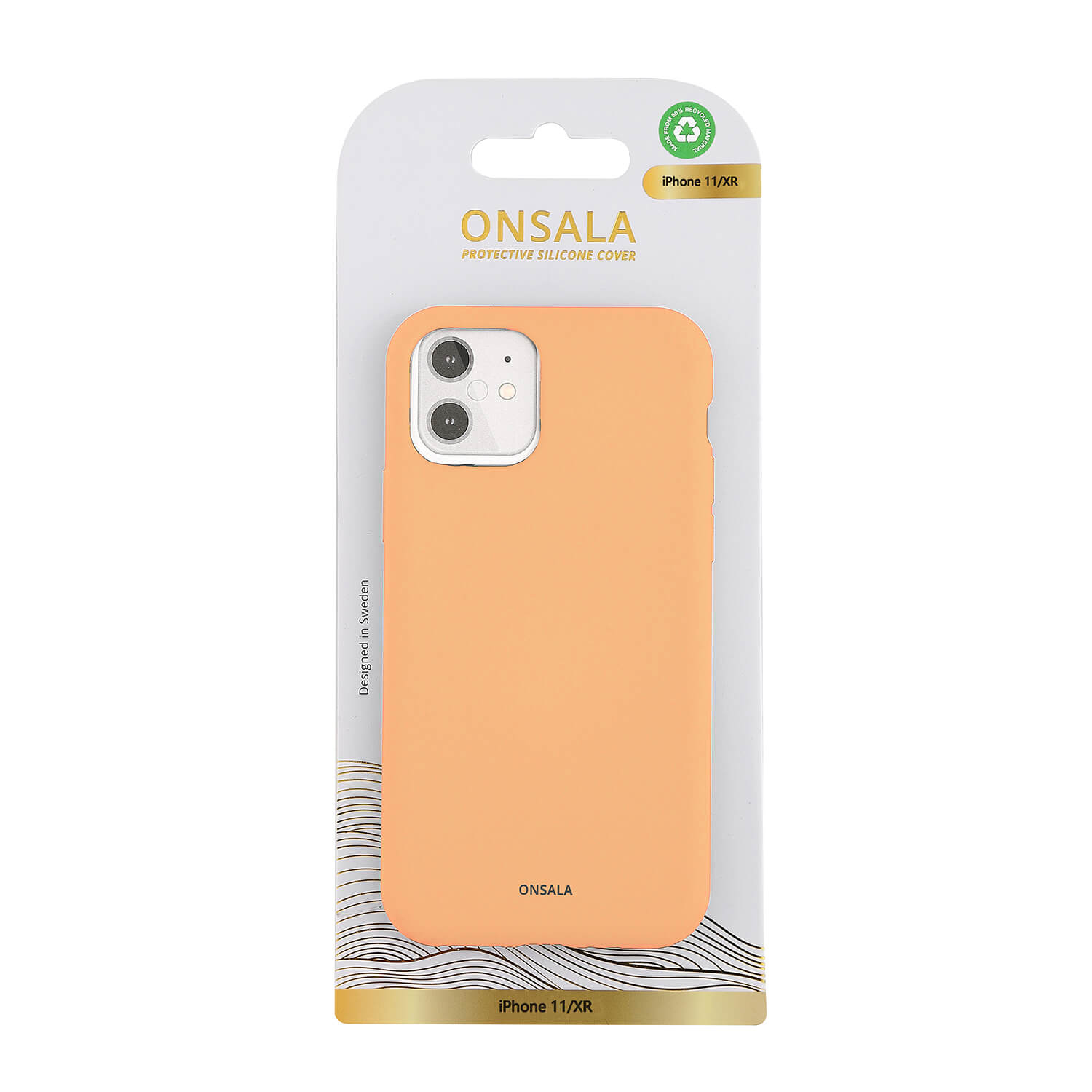 Onsala Phone Case with Silicone Feel Apricotn - iPhone 11/XR – image 2