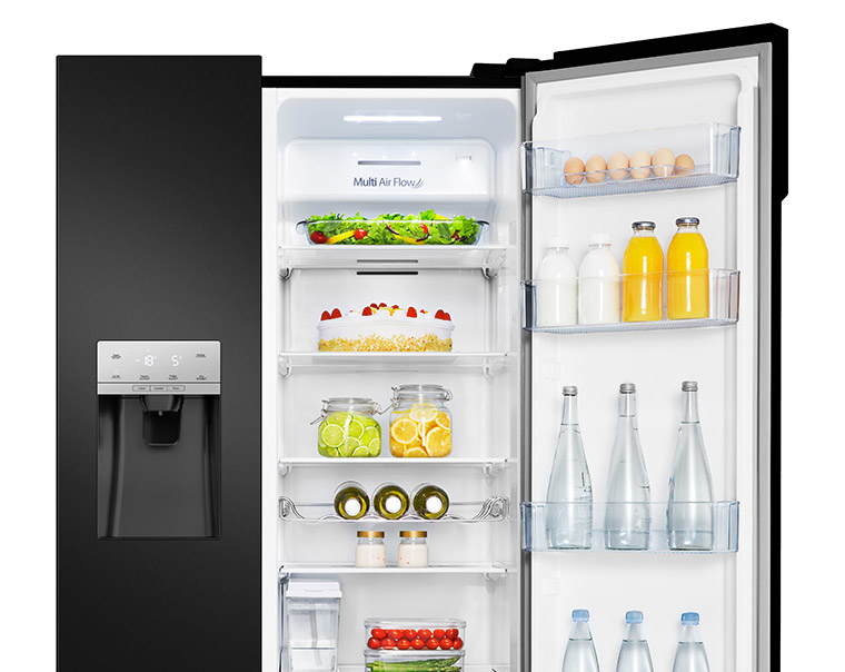 Hisense RS694N4TB1 side-by-side refrigerator Freestanding – image 4