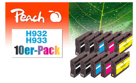 Peach PI300-752 ink cartridge Black, Cyan, Magenta, Yellow