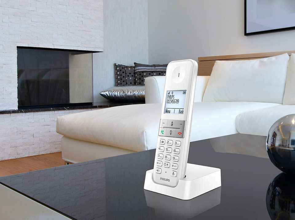 Philips D4701W/34 telephone DECT telephone Caller ID White – image 3