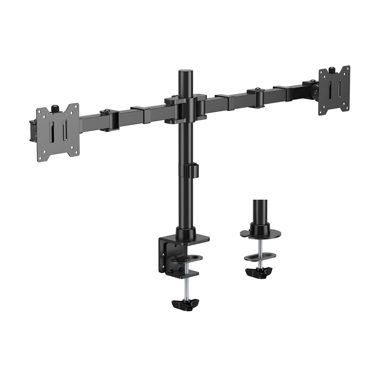 AISENS Soporte de Mesa Eco Giratorio e Inclinable para Monitor TV 20kg 3 Pivotes 2 Brazos de 17 35 Negro
