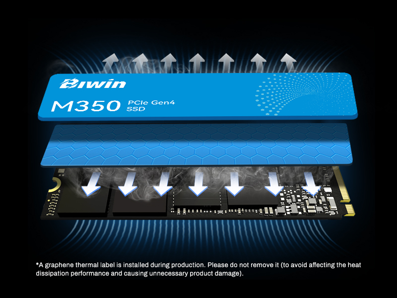 Biwin M350 1TB PCIe NVMe GEN4 6.0k MB/s image 10