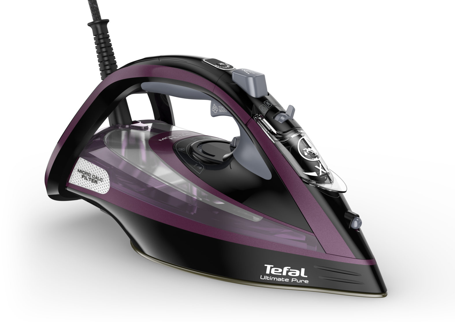 Tefal Ultimate Pure FV9835 iron Dry & Steam iron Durilium Autoclean soleplate – image 1