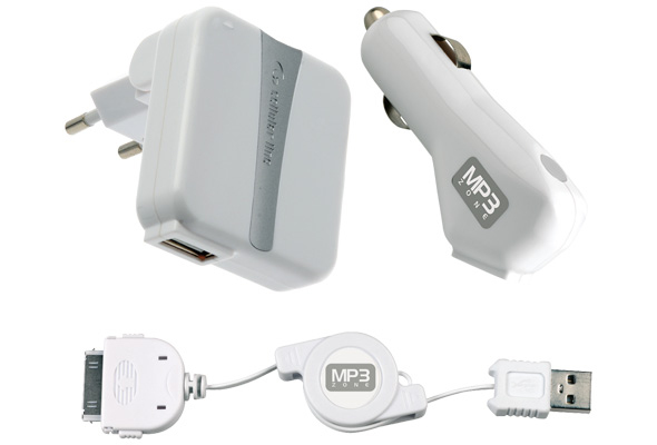 Cellularline MP3IPOD3IN1 mobile device charger MP3 White