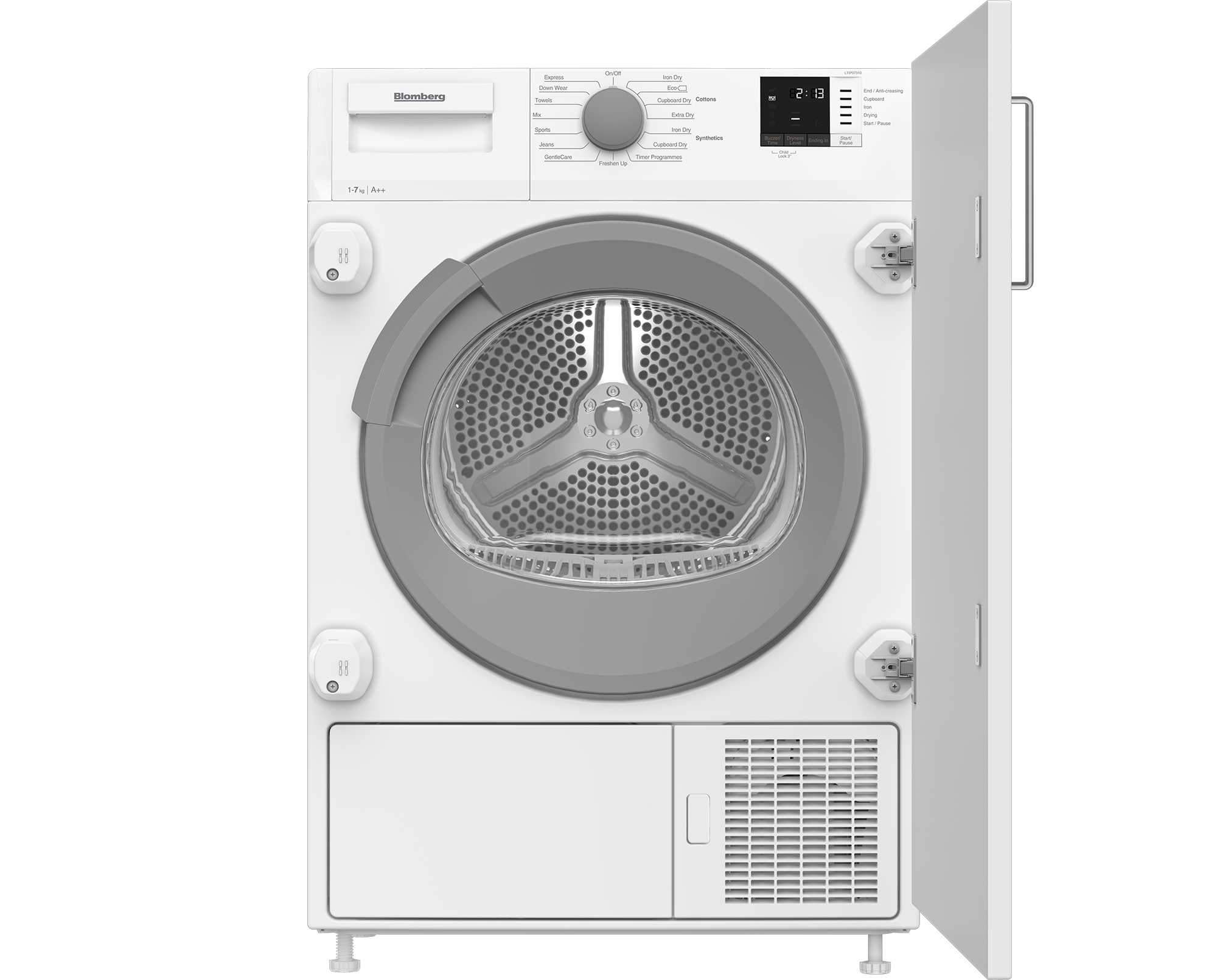 Blomberg LTIP07310 7kg Integrated Heat Pump Tumble Dryer with Sensor Drying Programme – image 1
