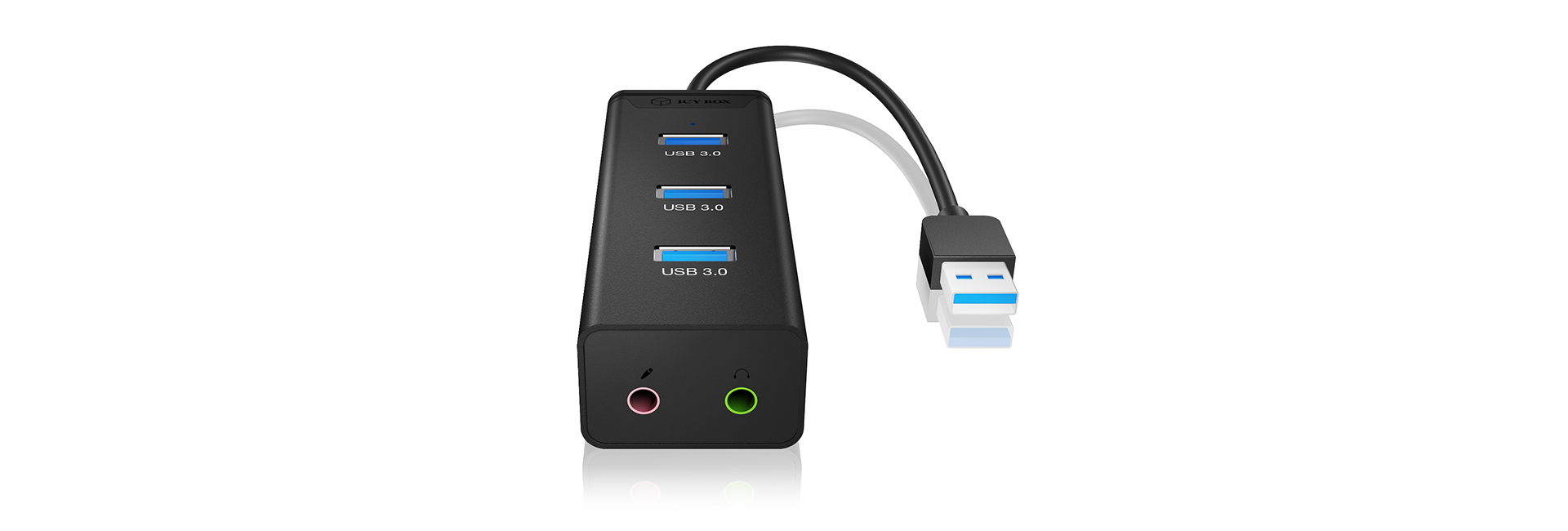 ICY BOX IB-AC619 USB 3.2 Gen 1 (3.1 Gen 1) Type-A Black – image 2