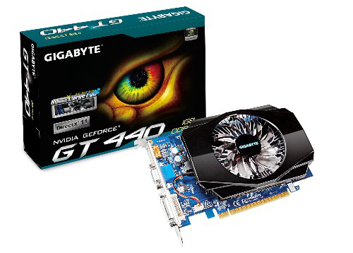 GIGABYTE GV-N440-1GI graphics card NVIDIA GeForce GT 440 – image 1