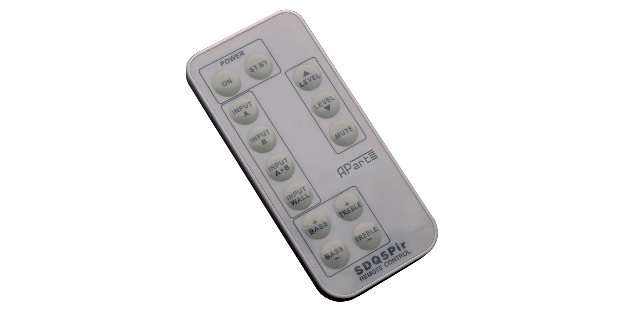 Biamp Commercial Audio SDQ5PIR-REM remote control IR Wireless Press buttons
