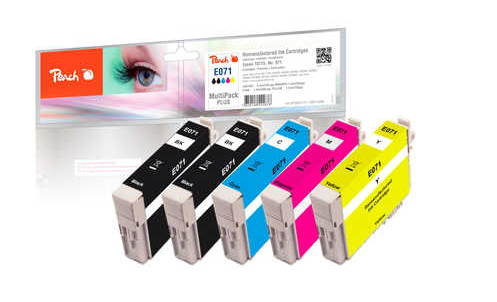 Peach PI200-219 ink cartridge Black, Cyan, Magenta, Yellow