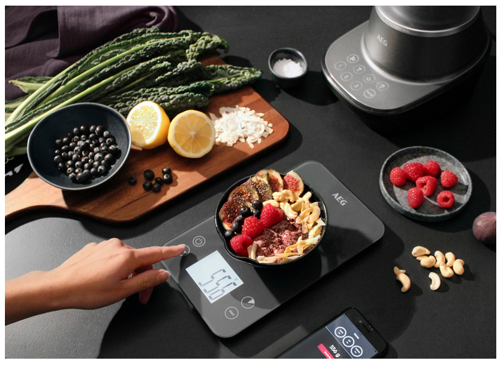 AEG ABKS1 Black Countertop Rectangle Electronic kitchen scale – image 5