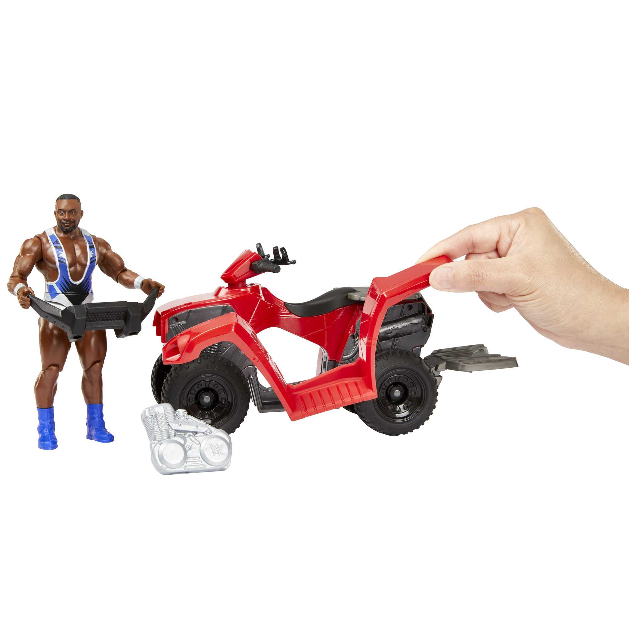 Karşılaştırma Mattel HDM06 WWE Wrekkin' Slam N Spin ATV Oyuncak Araba {request()->input('language_config')['common']['with']} Mattel JCJ38 WWE Roman Reigns Oyuncak Figür, Çok Renkli Plastik, 6 inç