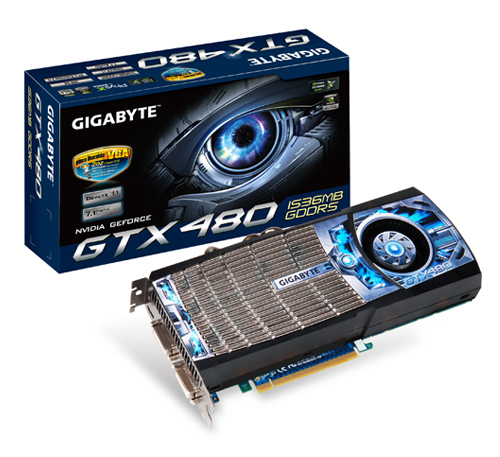 GIGABYTE GV-N480UD-15I graphics card GeForce GTX 480
