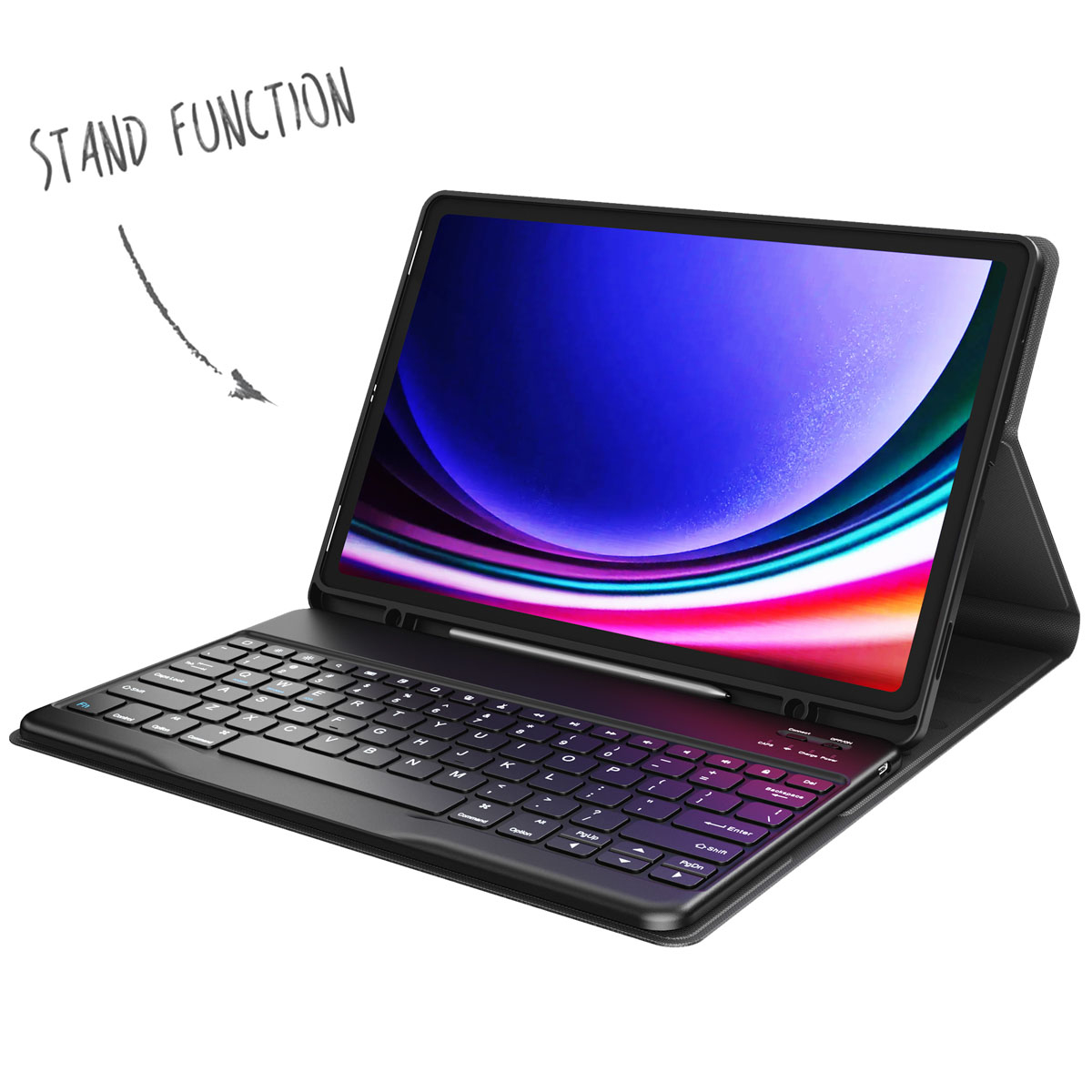 Accezz SH00081301 mobile device keyboard QWERTY Bluetooth Black – image 5