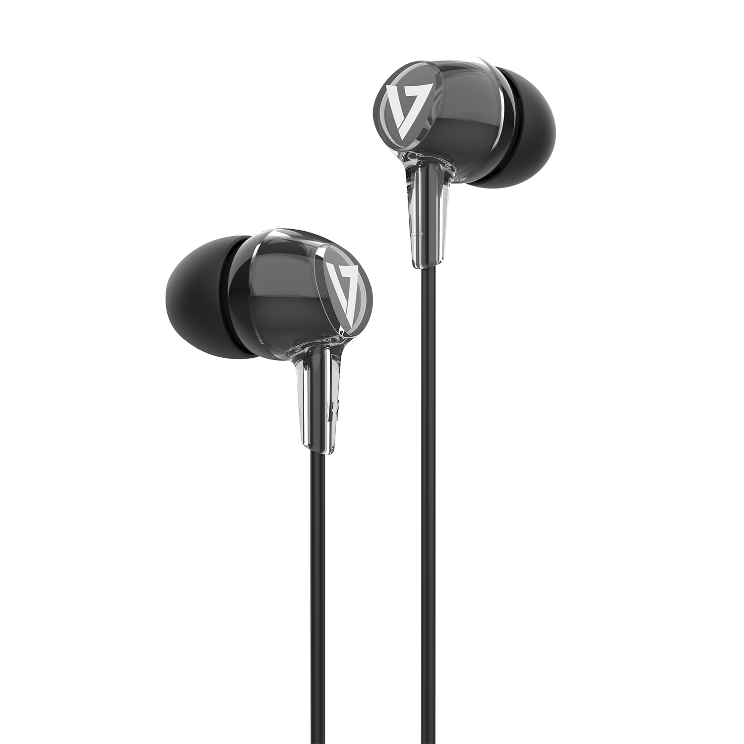 V7 HA220 hörlur och headset Kabel I öra Samtal/musik/sport/vardag Svart