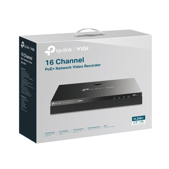 TP-Link VIGI 16 Channel PoE+ Network Video Recorder – image 5