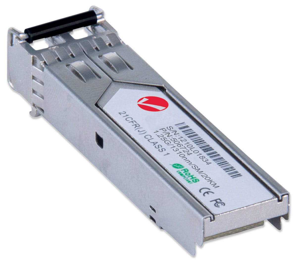 Intellinet Transceiver Module Optical, Gigabit Fiber SFP Mini-GBIC, 1000Base-Lx (LC) Single-Mode Port, 20km, Wavelength 1310nm, Ethernet, Fibre, MSA Compliant, – image 4
