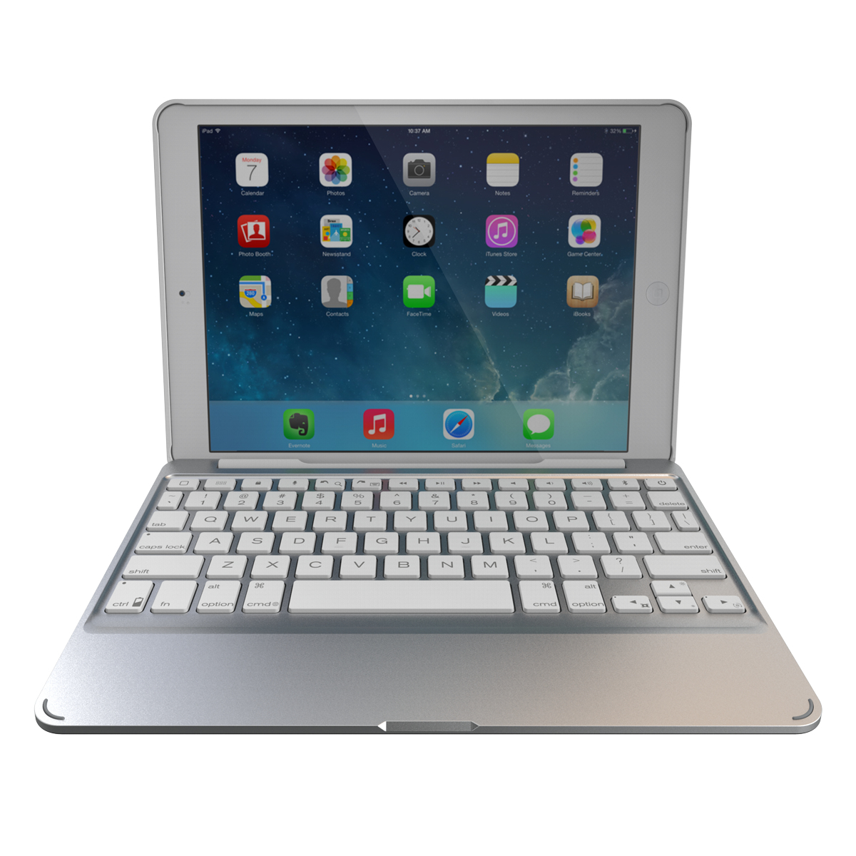 ZAGG ID6ZF2-WW0 mobile device keyboard Bluetooth White