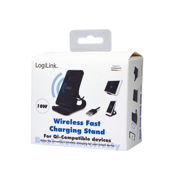 LogiLink PA0183 mobile device charger Smartphone, Tablet Black USB Wireless charging Fast charging Indoor – image 9