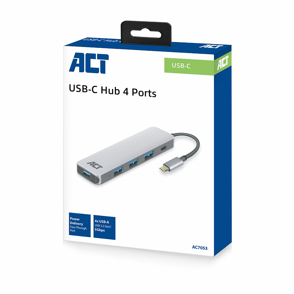 ACT AC7053 USB-C Hub 4 port and PD pass through – image 4