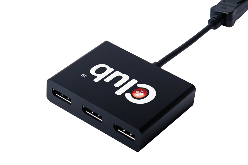 CLUB3D SenseVision MST Hub DisplayPort™ 1.2 Tripple Monitor – image 5