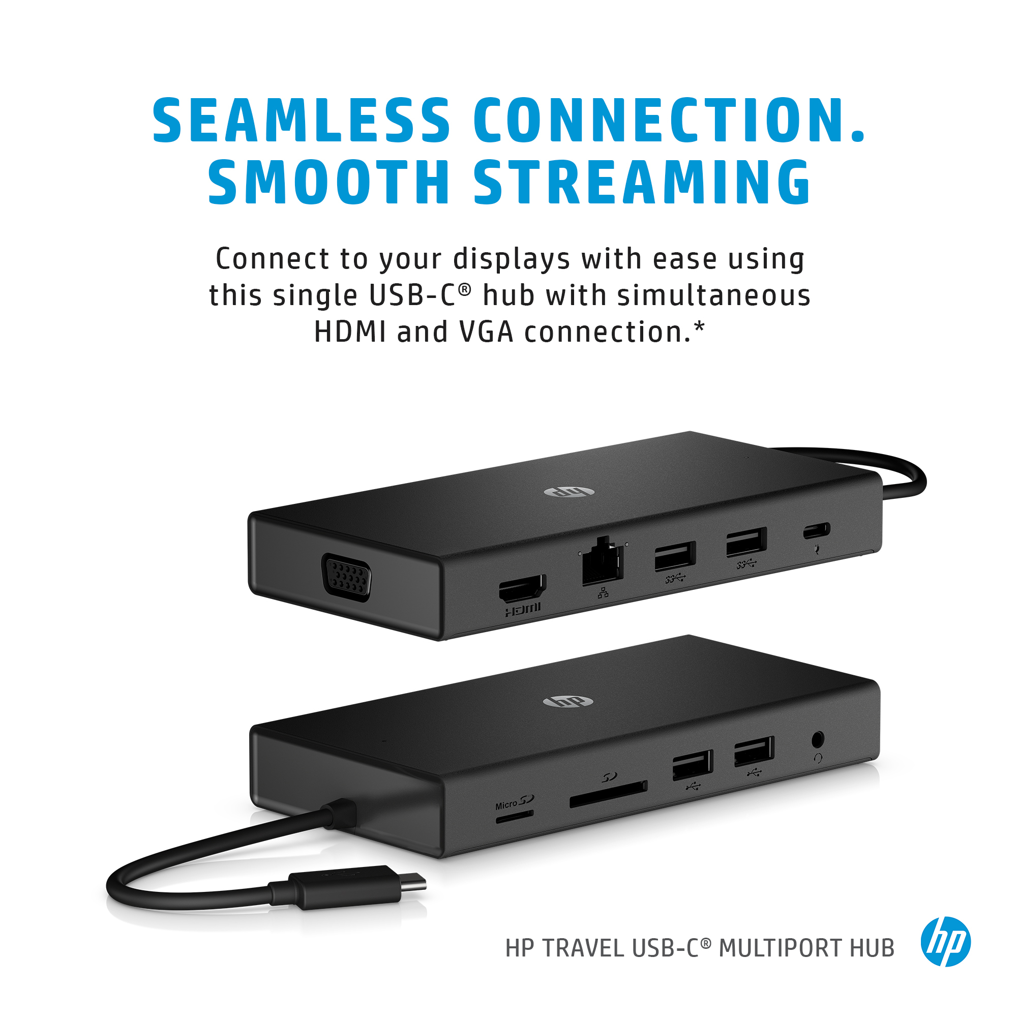 HP Travel USB C Multi Port Hub – image 2