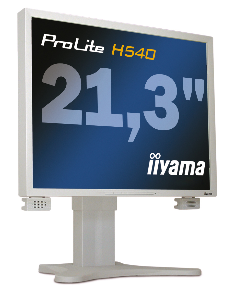 iiyama MONITOR H540S-W 21.3INCH TFT 1600X1200 2*DVI ERGONOMISCH WHITE