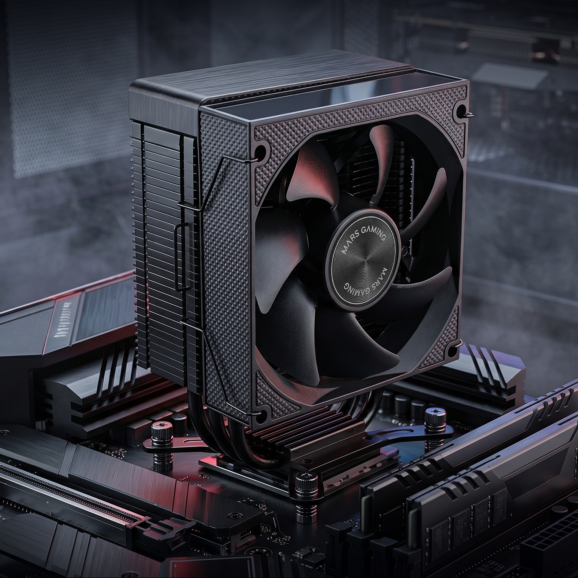 Mars Gaming MCPUXPRO computer cooling system Computer case Air cooler Black 1 pc(s) image 3