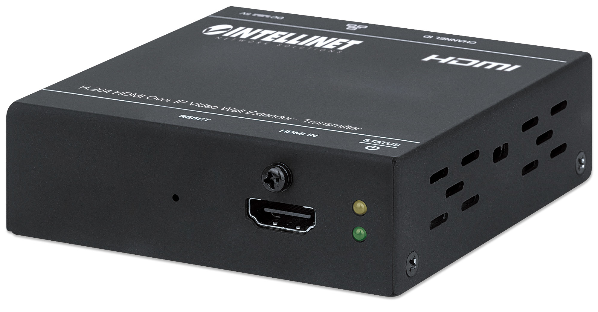 Intellinet H.264 HDMI Over IP Video Wall Extender - Transmitter Distributes an H.264-compressed 1080p HDMI Signal up to 500 m (1,640 ft.) Over a Network; Video