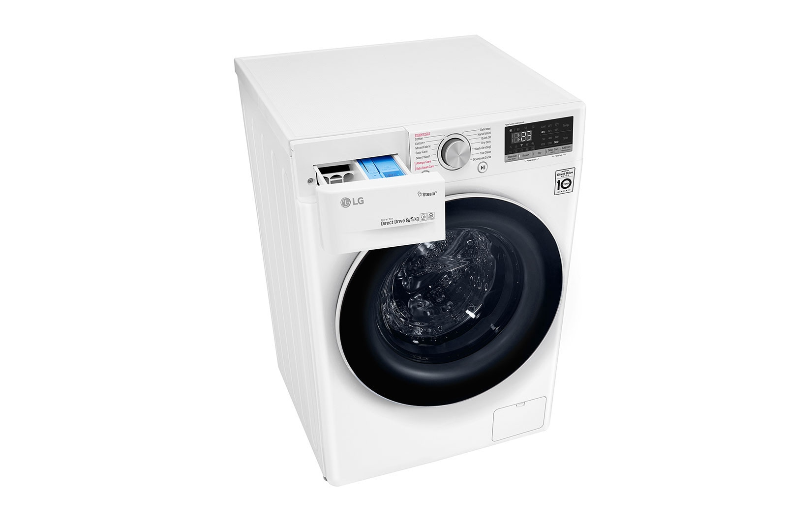 LG F4DV508S0W washer dryer Freestanding Front-load White – image 9