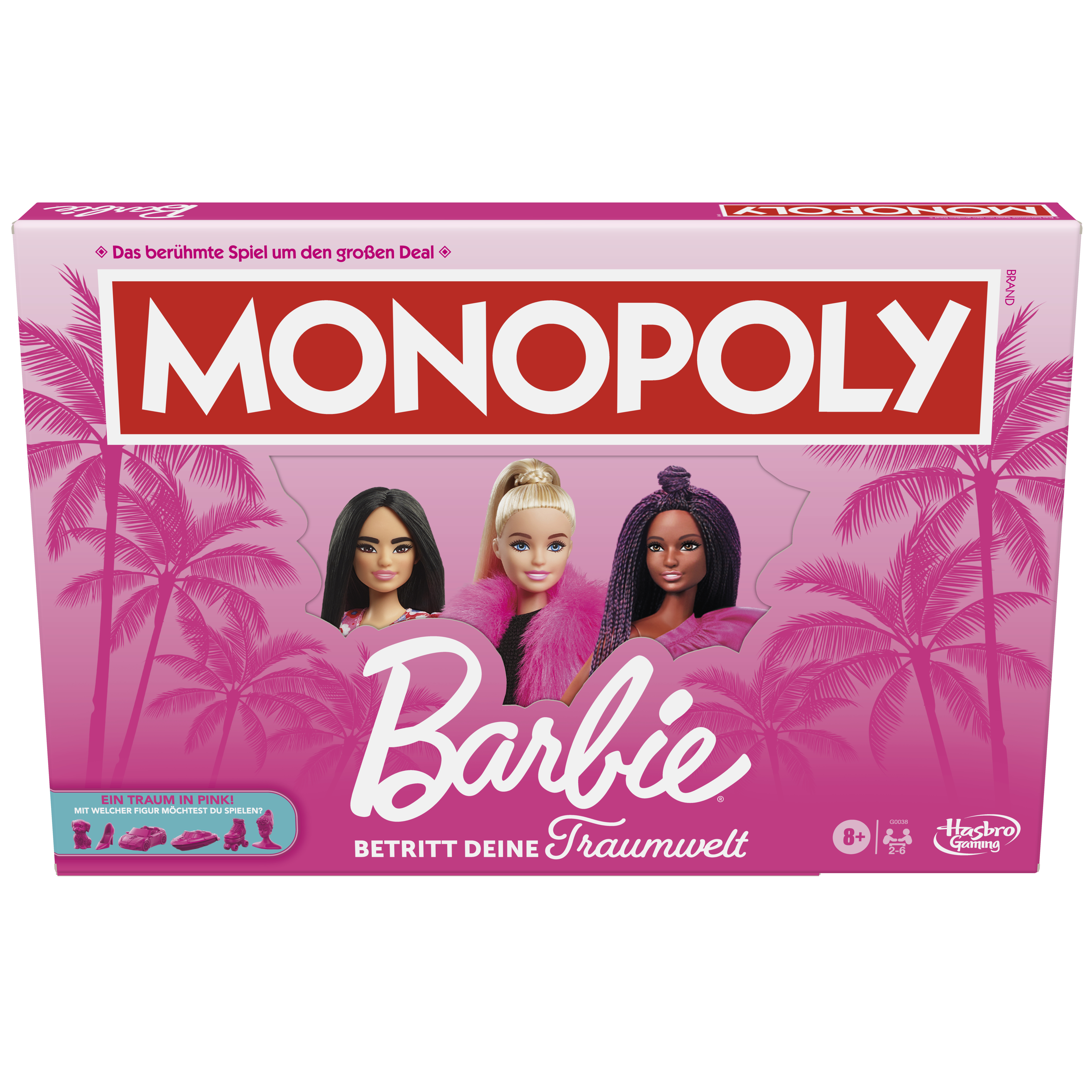 HASBRO GAMING Monopoly Barbie Brettspiel Mehrfarbig