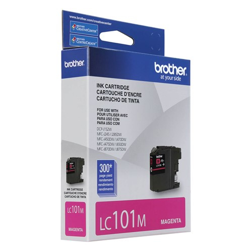 Brother LC-101MS ink cartridge Original Standard Yield Magenta – image 1