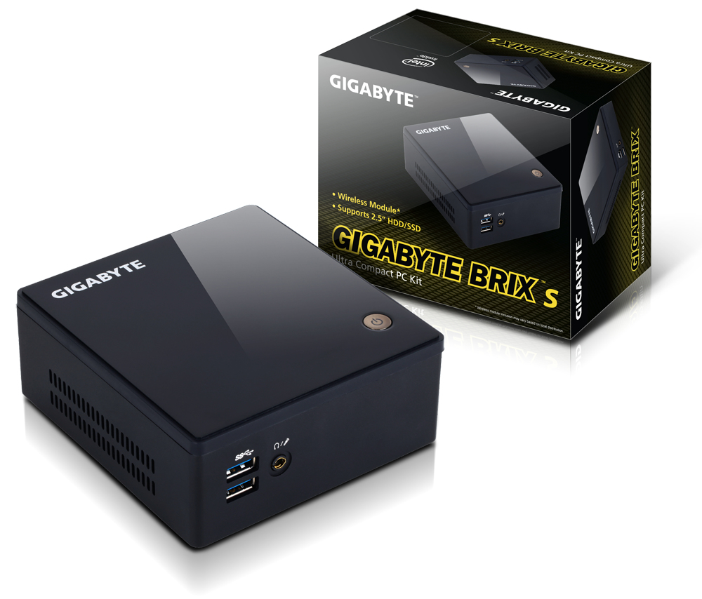 GIGABYTE GB-BXCEH-3205 PC/workstation barebone UCFF Black 3205U BGA 1168