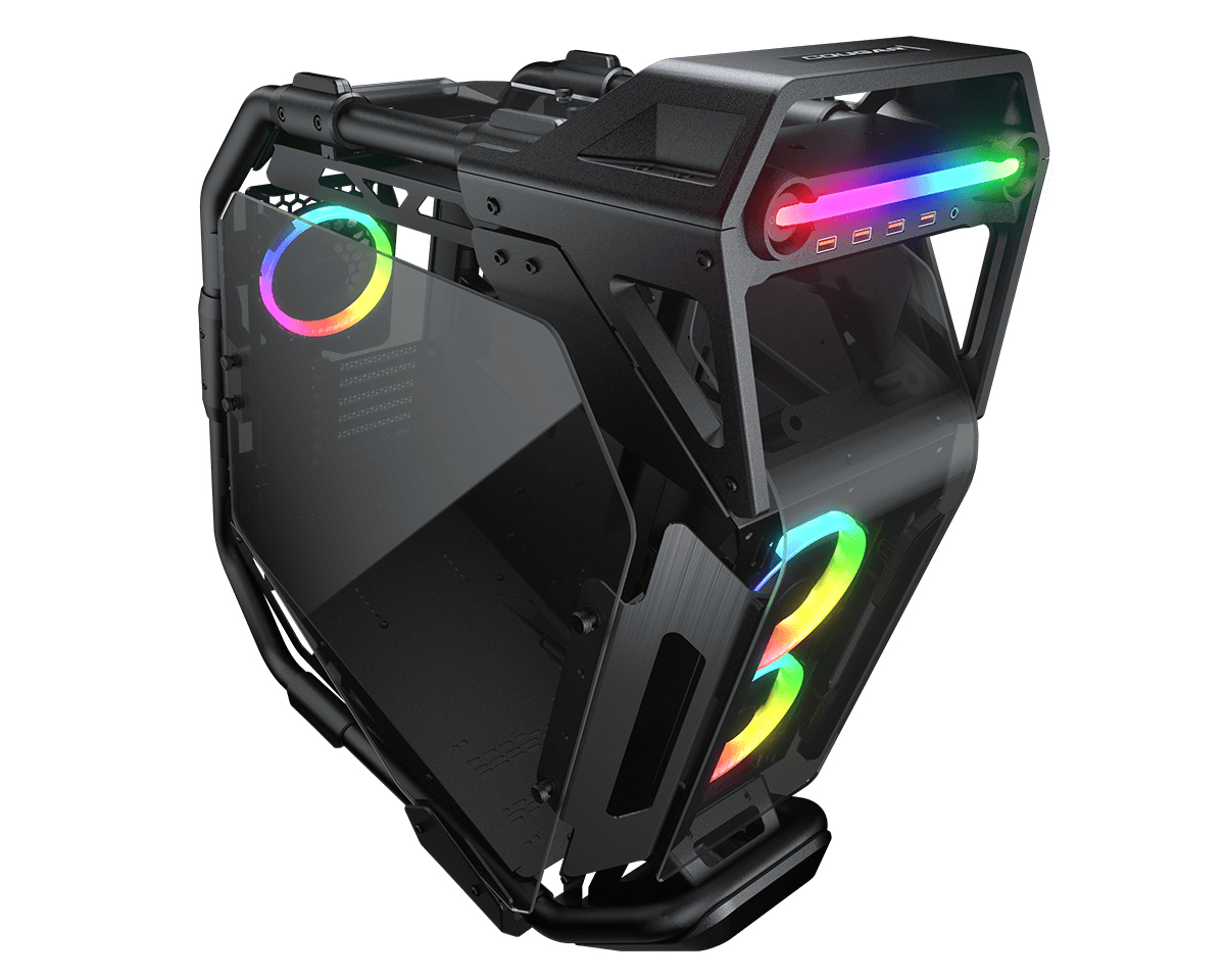 Gabinete Gamer COUGAR Cratus - Media Torre - ATX/CEB/EATX/Micro ATX/Mini-ITX - Panel Lateral - 385LMS0.0001