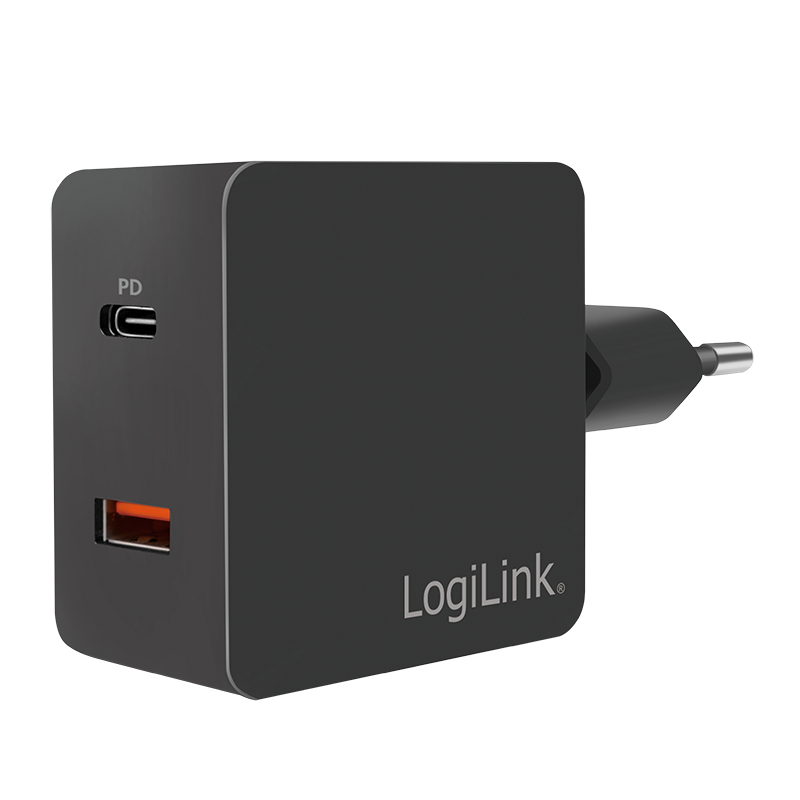 LogiLink PA0220 mobile device charger Universal Black AC Fast charging Indoor – image 2