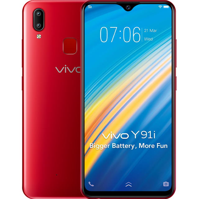 vivo Y91i 15.8 cm (6.22") Dual SIM Android 8.1 4G 2 GB 16 GB 4030 mAh Red