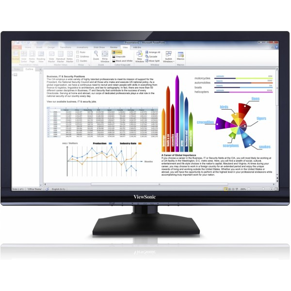Viewsonic LED LCD SD-Z245 computer monitor