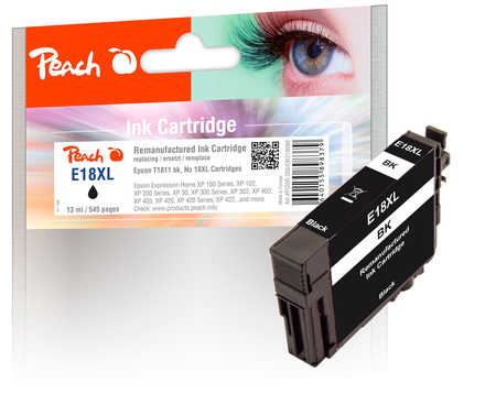Peach PI200-268 ink cartridge 1 pc(s) Compatible High (XL) Yield Black