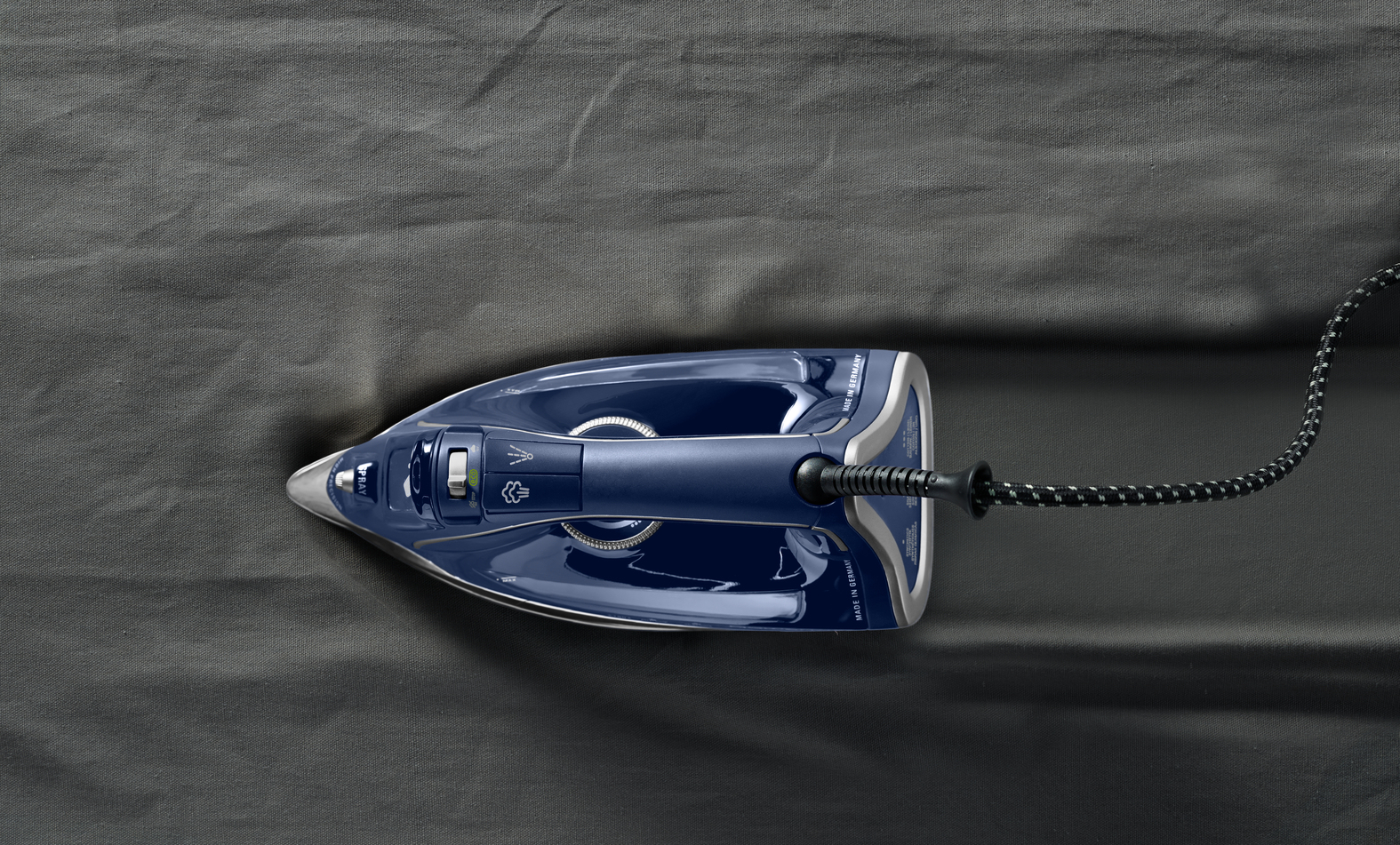 Rowenta DW8215 Dry & Steam iron Microsteam 400 HD Laser soleplate – image 3