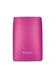 Verbatim Store 'n' Go USB 2.0 Portable Hard Drive 500GB Hot Pink – image 1